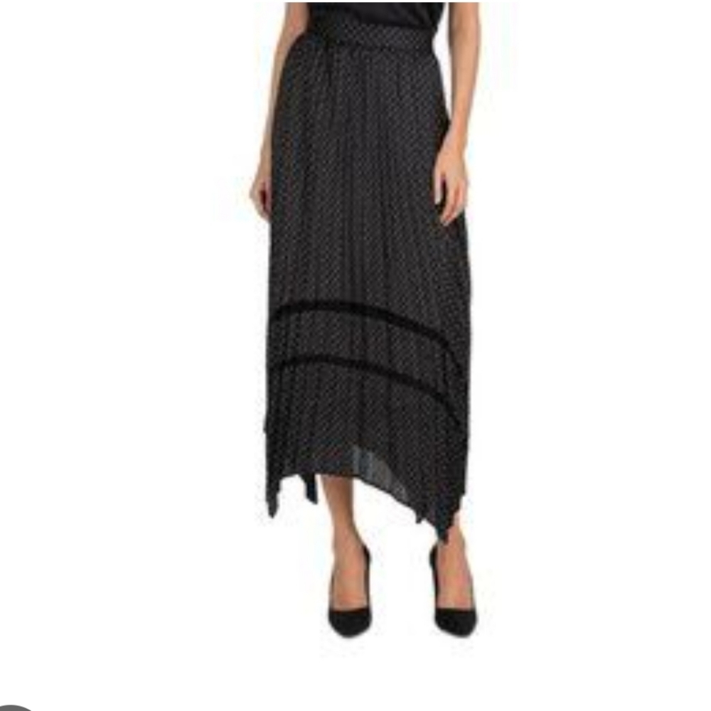The Kooples Tête D'Épingle Polka Dot Maxi Skirt - Picture 2 of 13